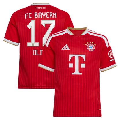 Michael Olise Bayern Munich adidas Youth 2026/27 Home Replica Jersey - Red