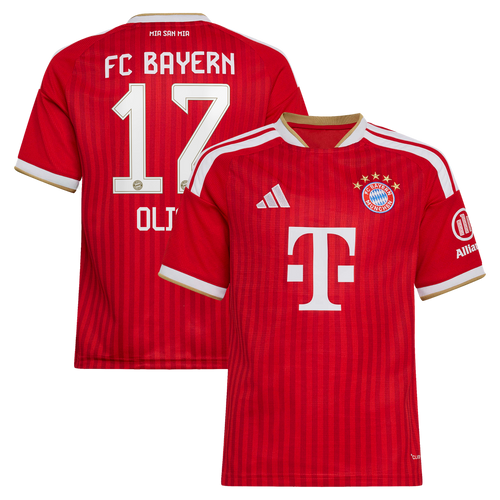 Michael Olise Bayern Munich adidas Youth 2026/27 Home Replica Jersey - Red