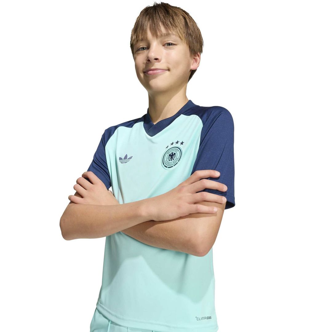 Germany National Team adidas Youth 2026 Pre-Match Top - Black