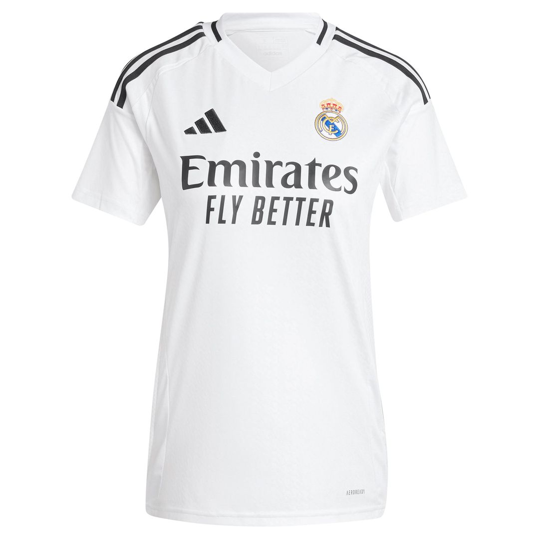 Vini Jr. Real Madrid adidas Women's 2024/25 Home Replica Player Jersey - White