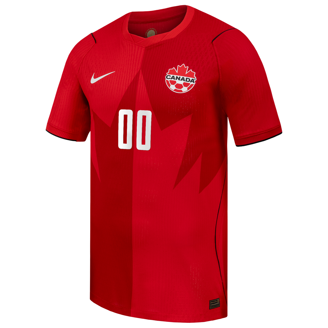 Canada Soccer Nike 2026 Home Match Authentic Custom Jersey - Red