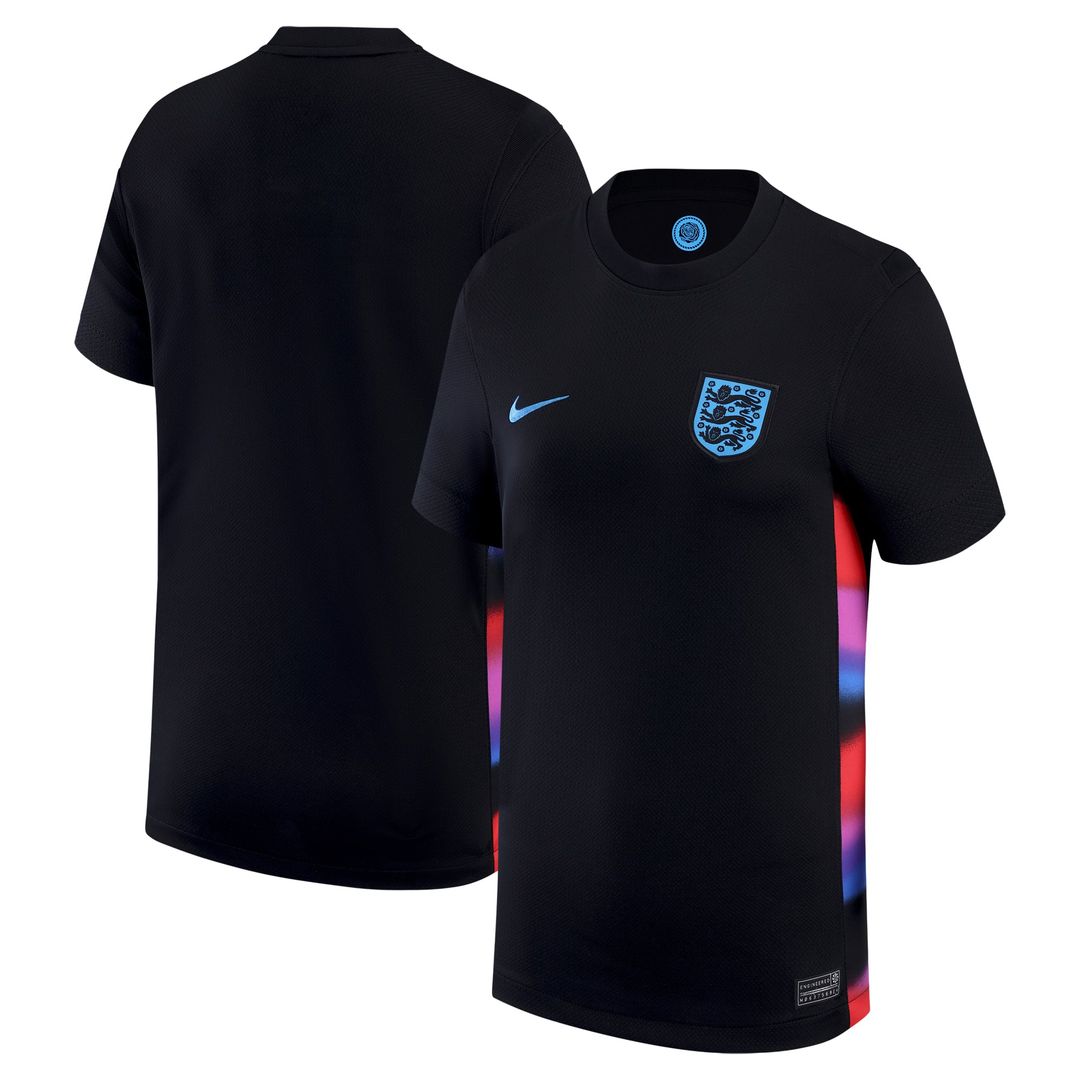 England Women's National Team Nike Women's 2025/26 Away Replica Jersey - Black