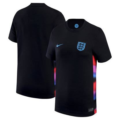 England Women's National Team Nike Women's 2025/26 Away Replica Jersey - Black