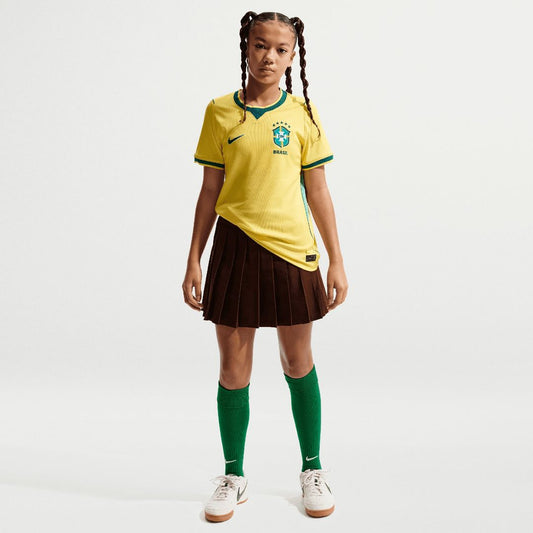 Brazil National Team Nike Youth 2026 Home Stadium Replica Jersey - Yellow