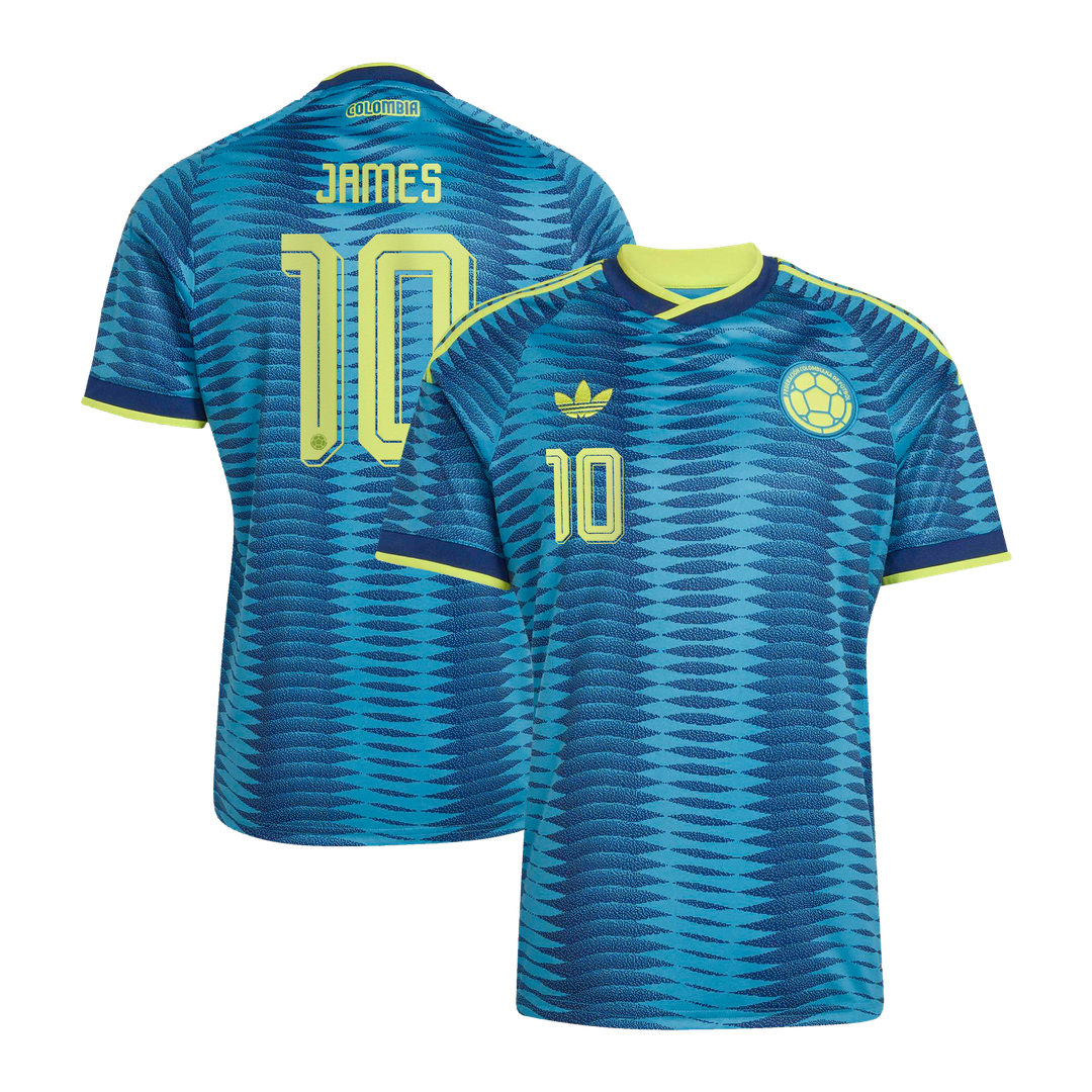 James Rodríguez Colombia National Team adidas 2026 Away Replica Jersey - Turquoise