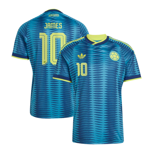 James Rodríguez Colombia National Team adidas 2026 Away Replica Jersey - Turquoise