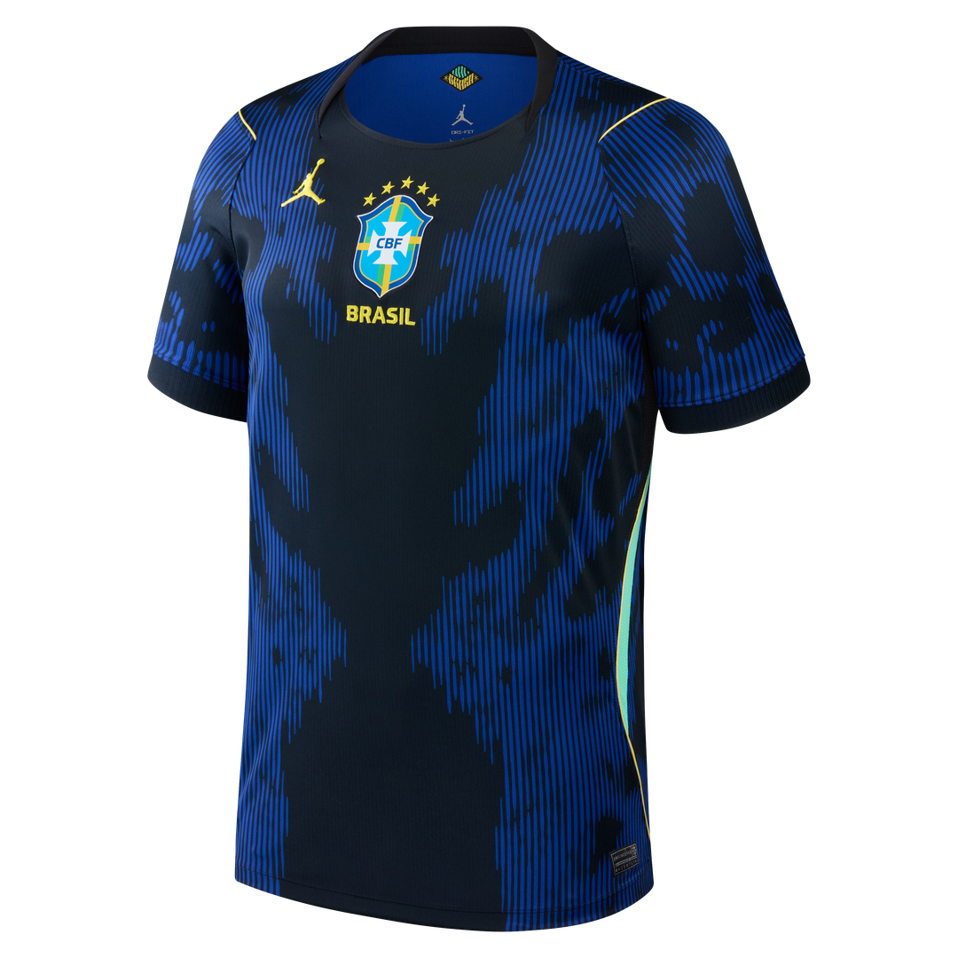 Brazil National Team Jordan Brand 2026 Away Stadium Replica Jersey - Blue
