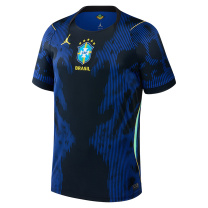 Brazil National Team Jordan Brand 2026 Away Stadium Replica Jersey - Blue