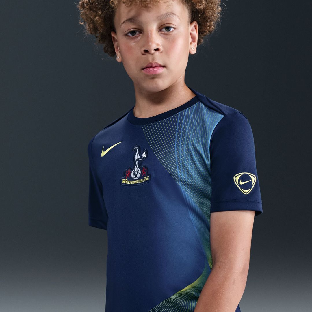 Tottenham Hotspur Nike Youth 2025/26 Third Academy Pro Pre-Match Dri-Fit Top - Navy