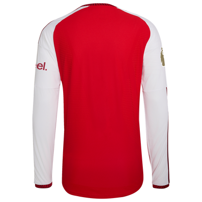 Arsenal adidas 2026/27 Home Authentic Long Sleeve Jersey - Red