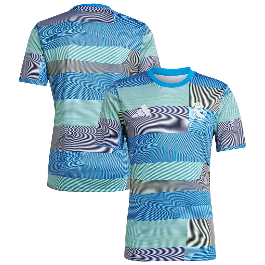 Real Madrid adidas 2025/26 AEROREADY Pre-Match Top - Blue