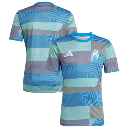 Real Madrid adidas 2025/26 AEROREADY Pre-Match Top - Blue