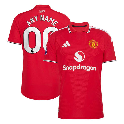 Manchester United adidas 2026/27 Home Authentic Custom Jersey - Red