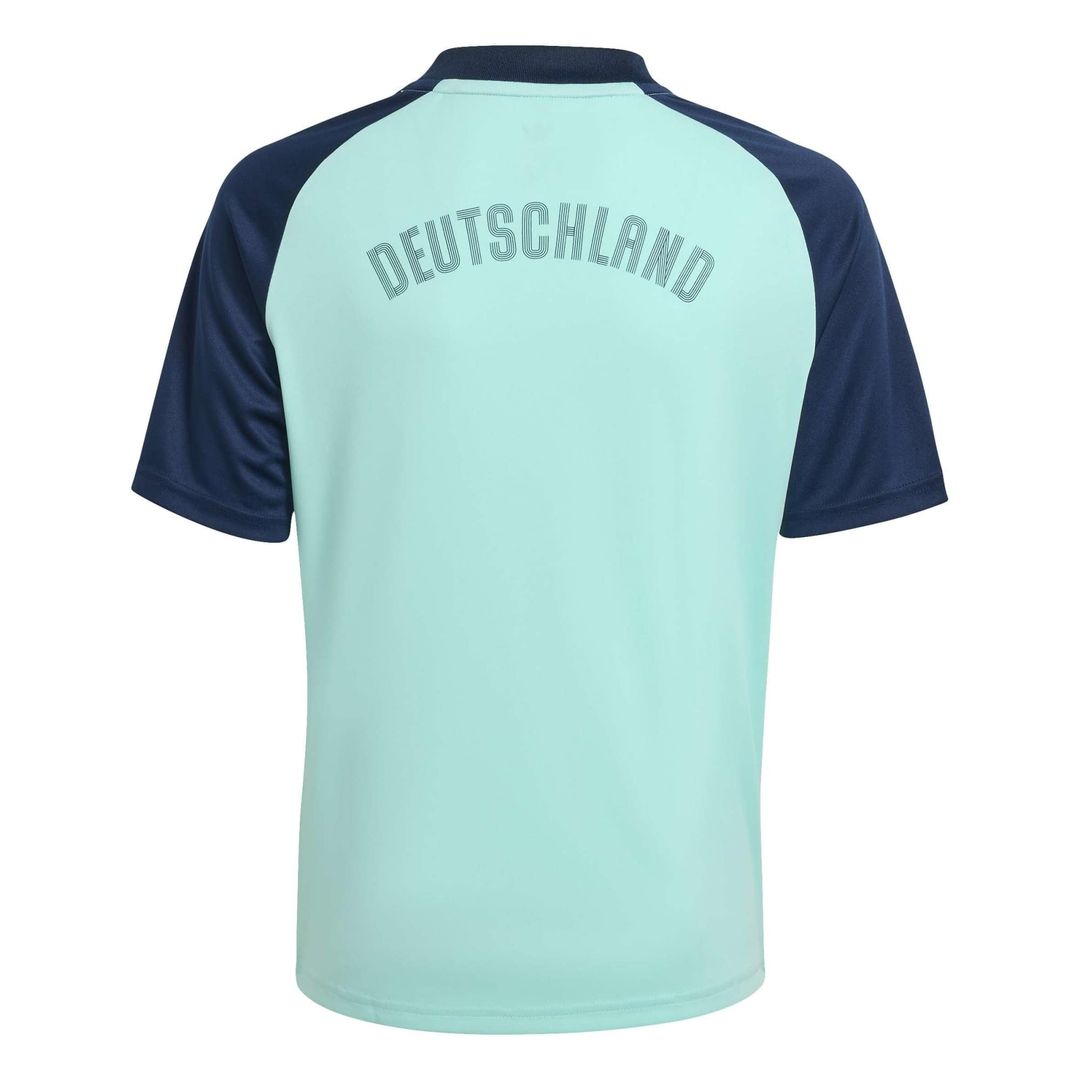 Germany National Team adidas Youth 2026 Pre-Match Top - Turquoise