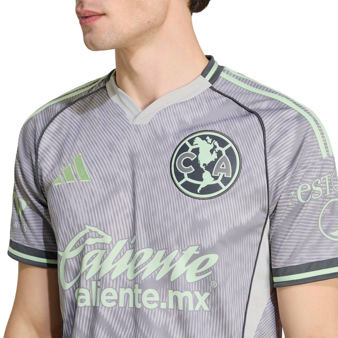Club America adidas 2025/26 Third Replica Jersey - Gray