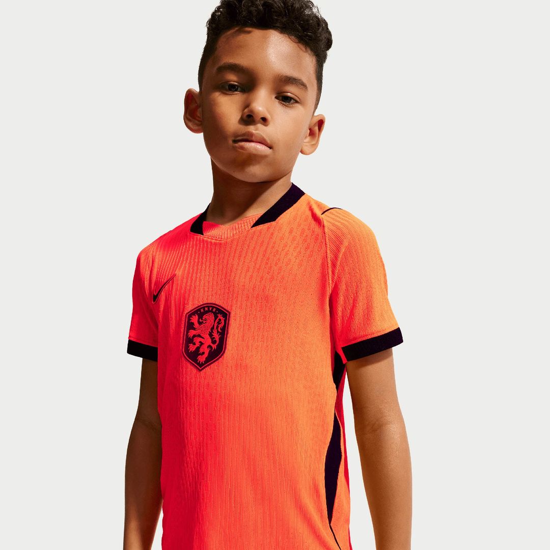 Netherlands National Team Nike Youth 2026 Home Match Authentic Jersey - Orange