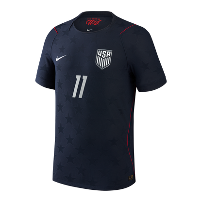 Brenden Aaronson USMNT Nike 2026/27 Away Match Authentic Jersey - Blue