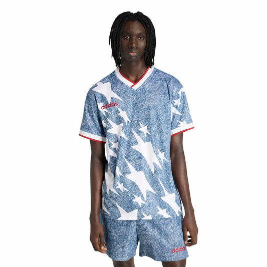 adidas USA 1994 Denim Graphic Fashion Jersey - Blue