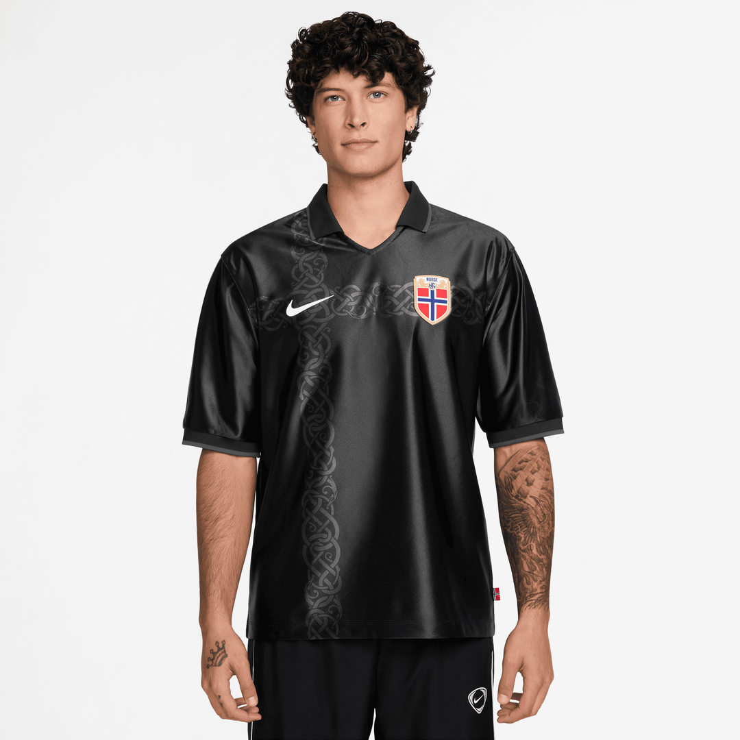 Norway National Team Nike Dri-FIT Energy Lifestyle Jersey - Black