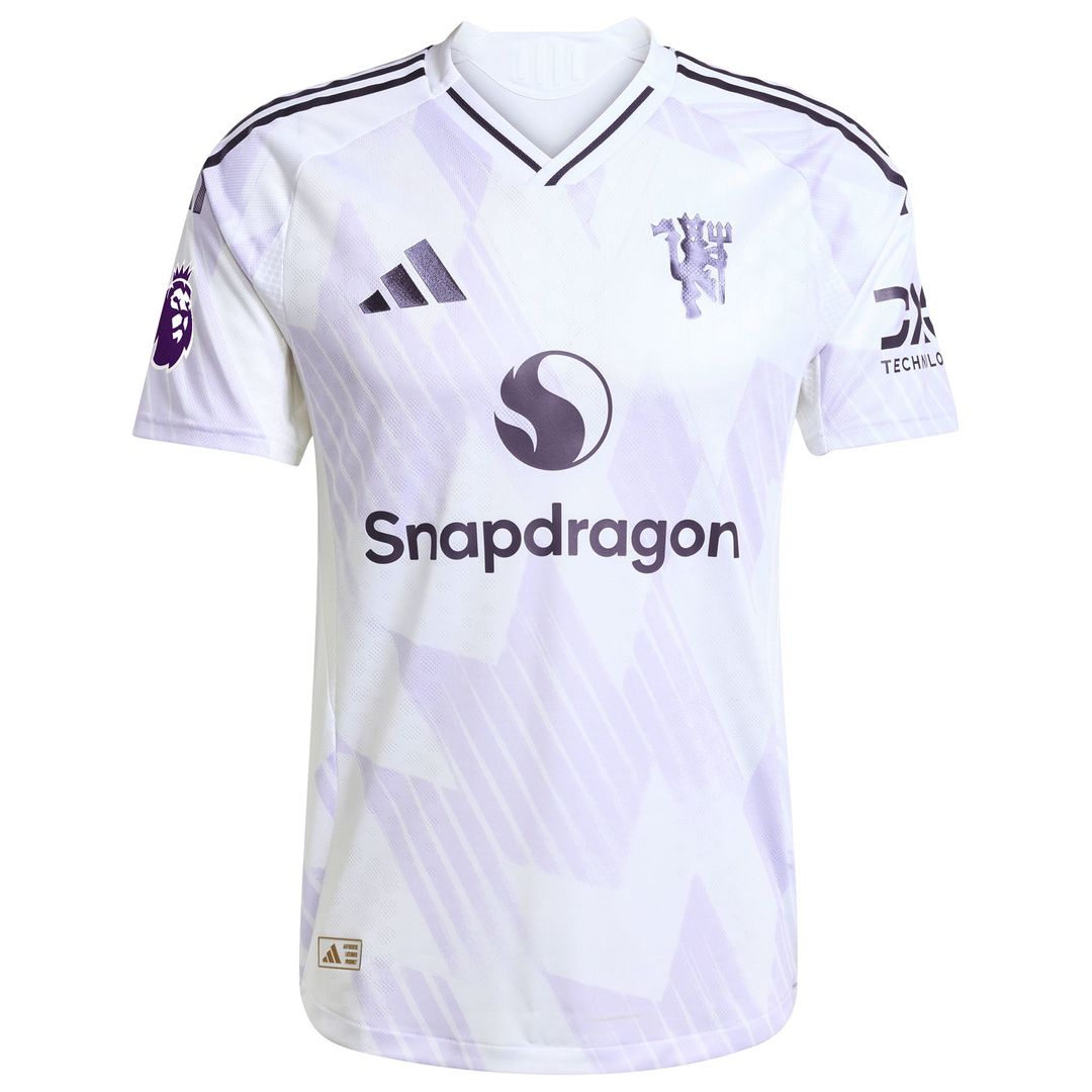 Amad Diallo Manchester United adidas 2025/26 Away Authentic Player Jersey - White