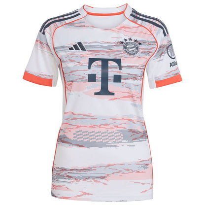 Bayern Munich adidas Women's 2025/26 Away Replica Jersey - White