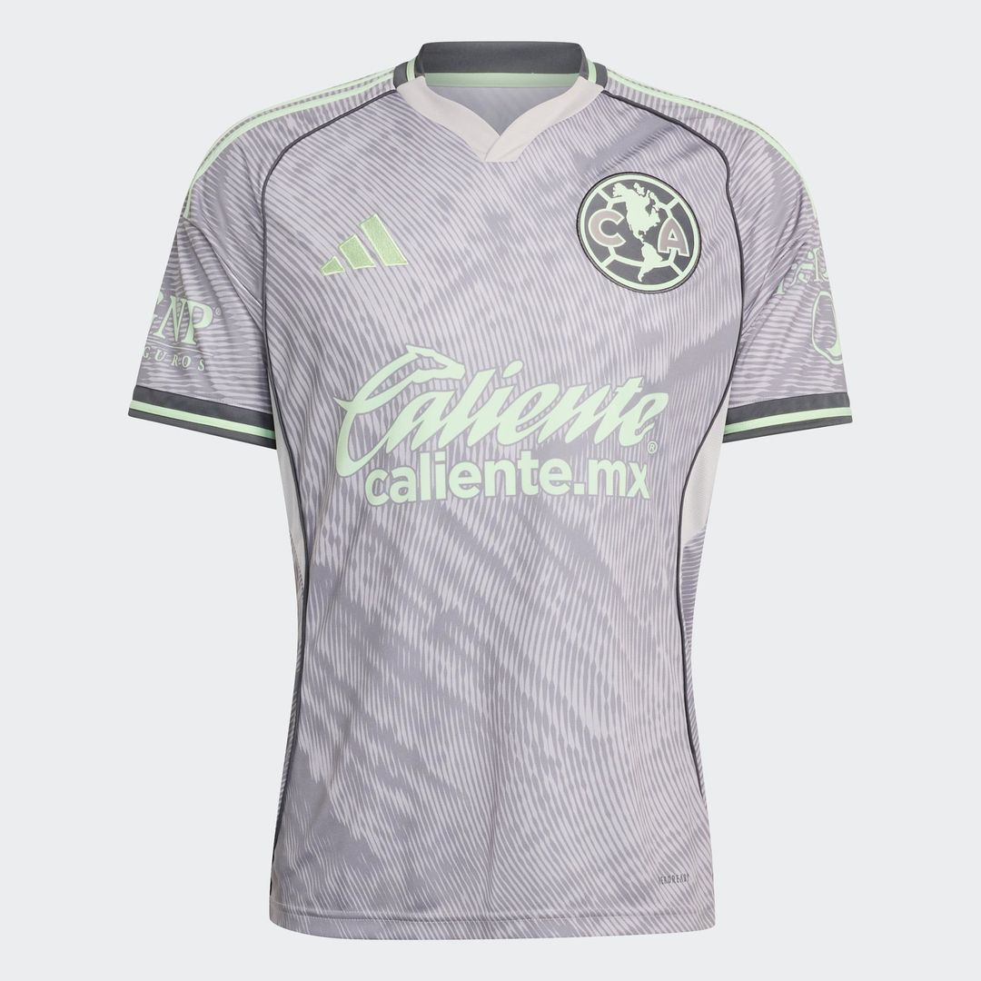 Club America adidas 2025/26 Third Replica Jersey - Gray