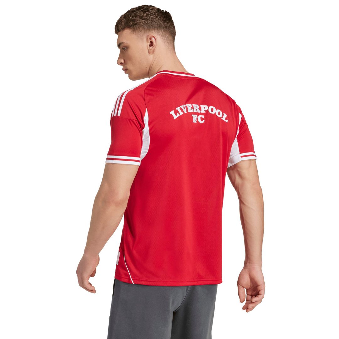 Liverpool adidas Full-Button Baseball Jersey - Red