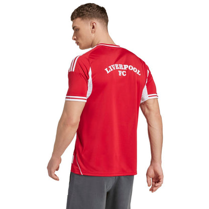 Liverpool adidas Full-Button Baseball Jersey - Red
