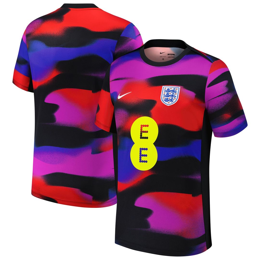 England Women's National Team Nike 2025 Academy Pro Pre-Match Performance Top - Black