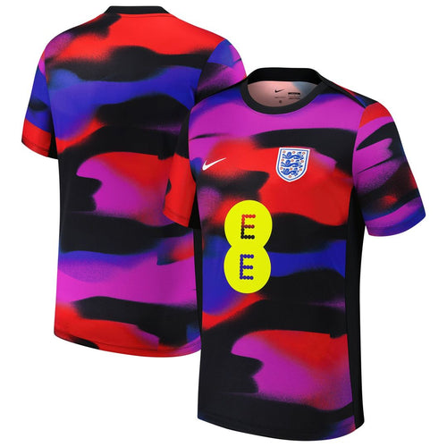 England Women's National Team Nike 2025 Academy Pro Pre-Match Performance Top - Black