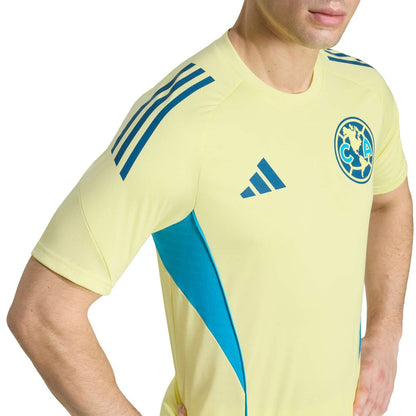 Club America adidas Tiro 2025/26 AEROREADY Training Jersey - Yellow