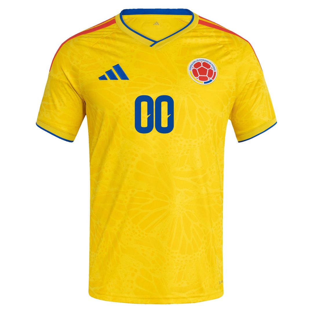 Colombia National Team adidas 2026 Away Replica Custom Jersey - Turquoise
