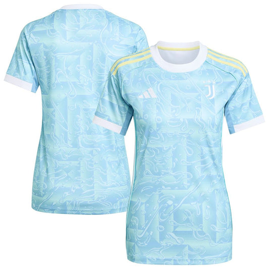 Juventus adidas Women's  2025/26 Away Replica Jersey - Blue