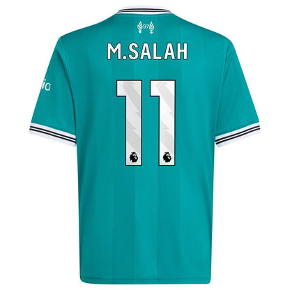 Mohamed Salah Liverpool adidas Youth 2025/26 Home Replica Jersey - Red