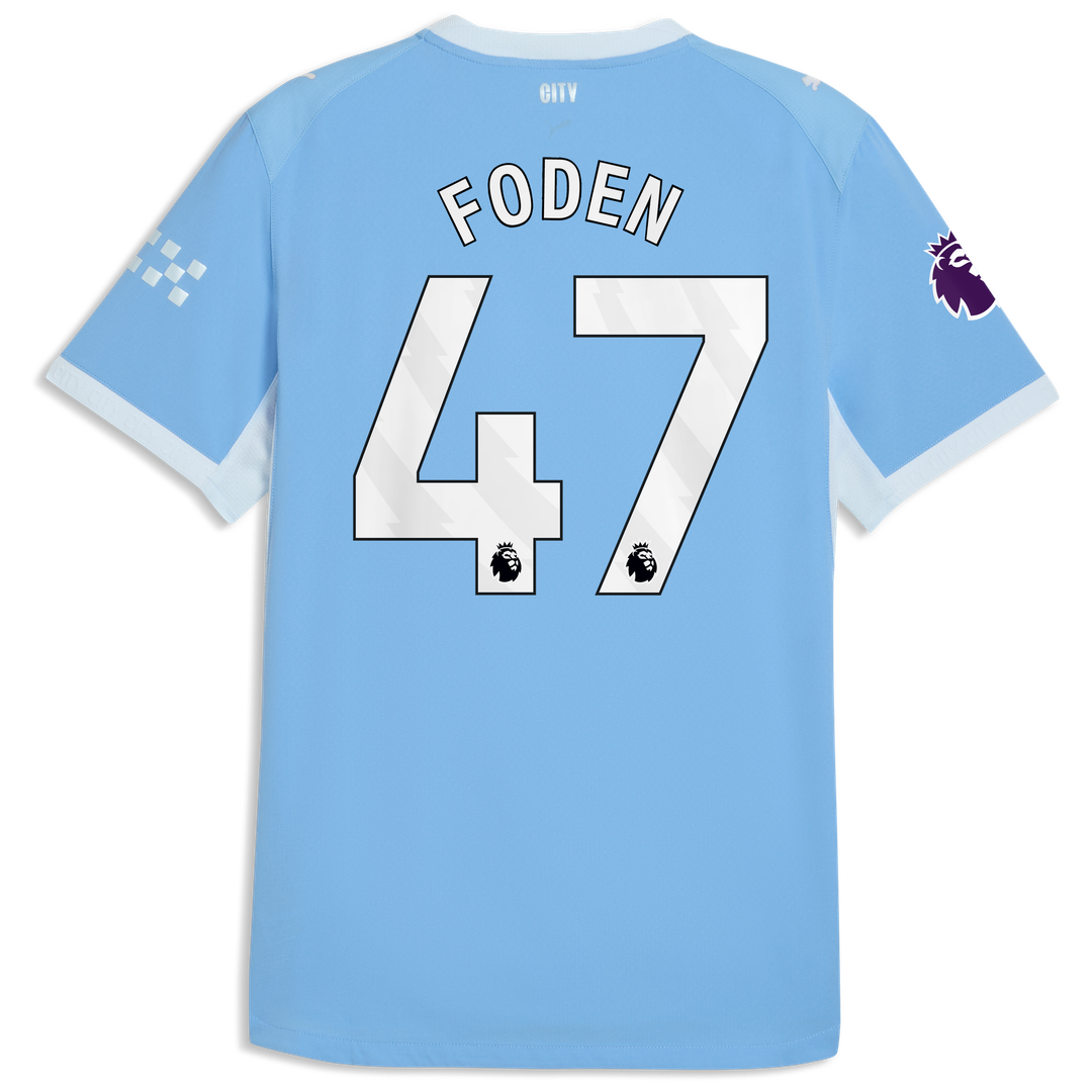 Phil Foden Manchester City Puma 2026/27 Home On-Field Authentic Jersey - Light Blue