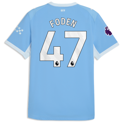 Phil Foden Manchester City Puma 2026/27 Home On-Field Authentic Jersey - Light Blue