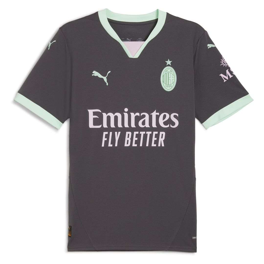 Christian Pulisic AC Milan Puma 2024/25 Third Replica Player Jersey - Charcoal