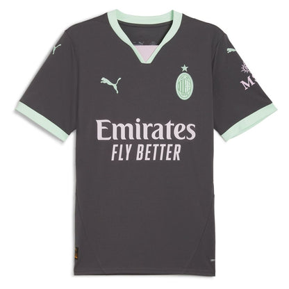 Christian Pulisic AC Milan Puma 2024/25 Third Replica Player Jersey - Charcoal
