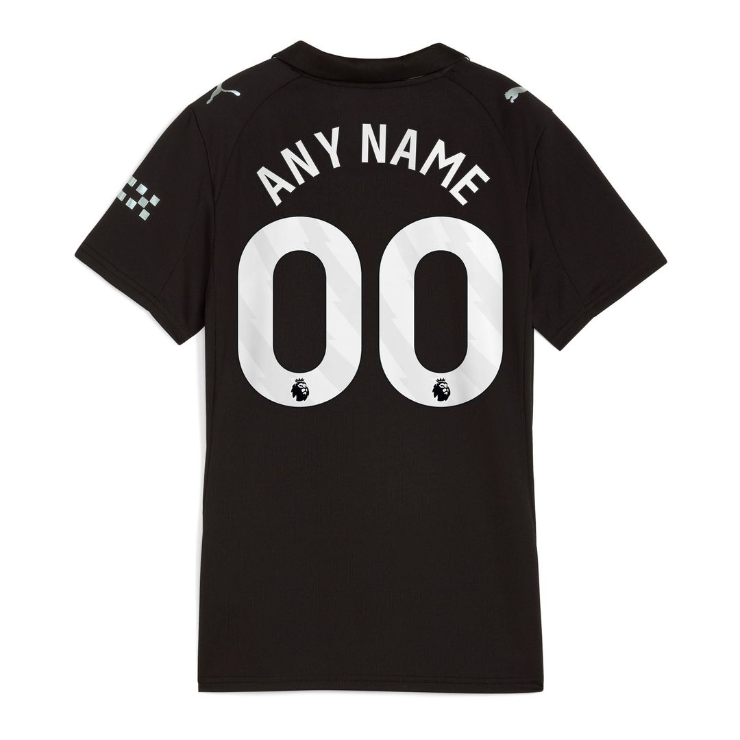 Manchester City Puma Women's 2025/26 Home Replica Custom Jersey - Sky Blue