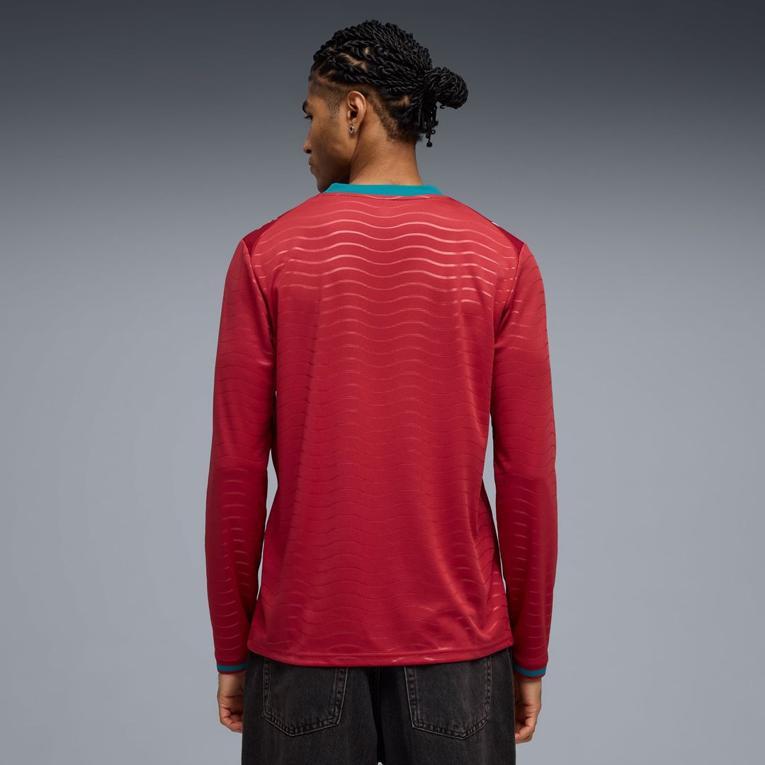 Portugal National Team Puma 2026 Home Replica Long Sleeve Jersey - Red