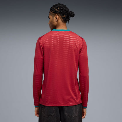 Portugal National Team Puma 2026 Home Replica Long Sleeve Jersey - Red