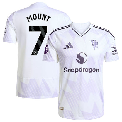 Mason Mount Manchester United adidas 2025/26 Away Authentic Player Jersey - White