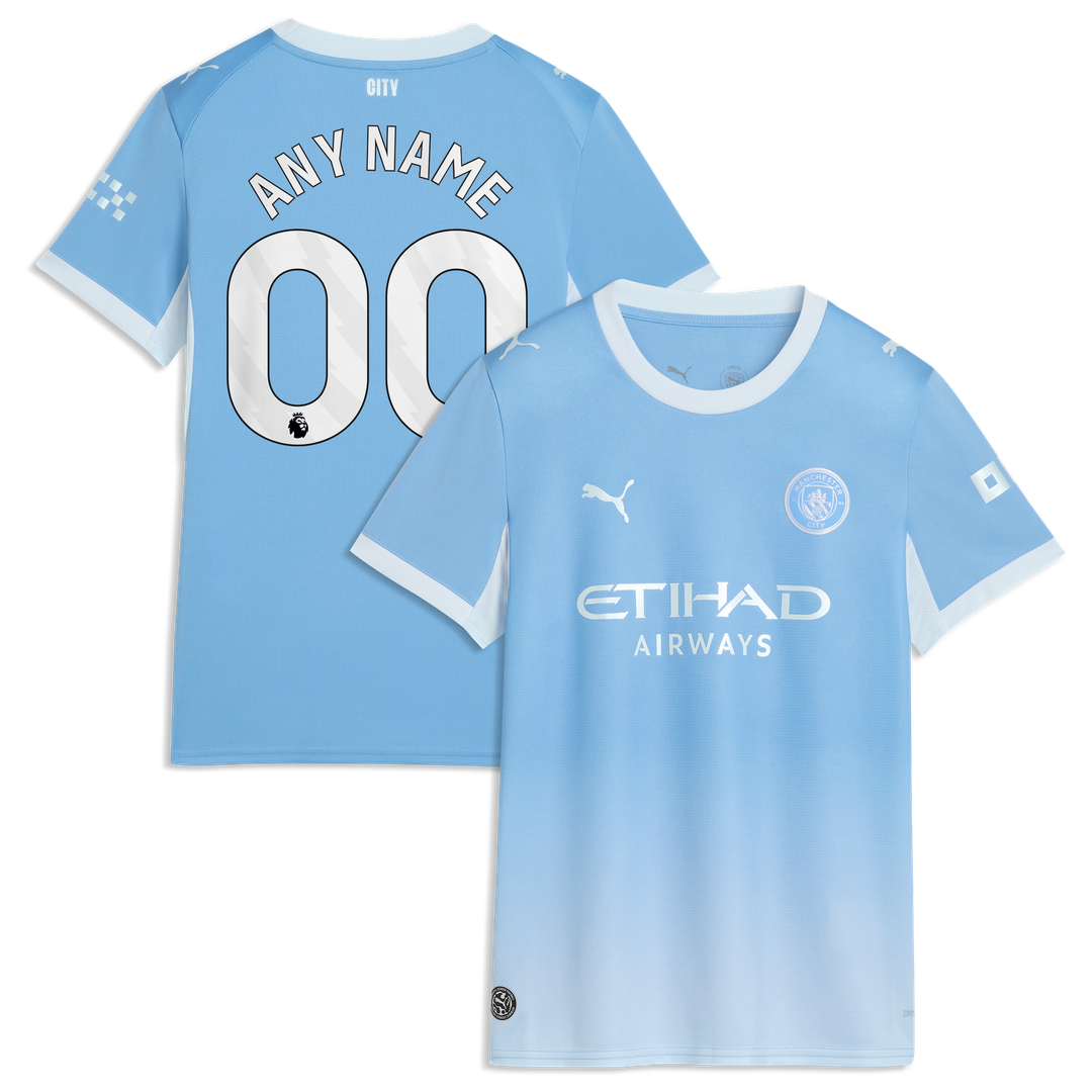 Manchester City Puma Women's 2026/27 Home Replica Custom Jersey - Light Blue