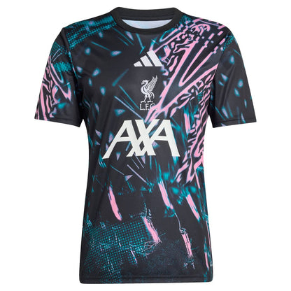 Liverpool adidas 2025/26 Pre-Match Training Jersey - Black