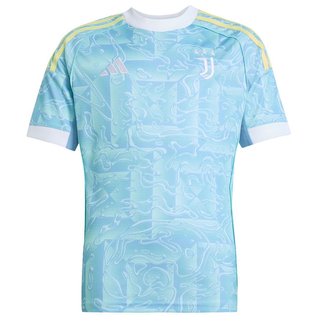Juventus adidas Youth 2025/26 Away Replica Jersey - Blue