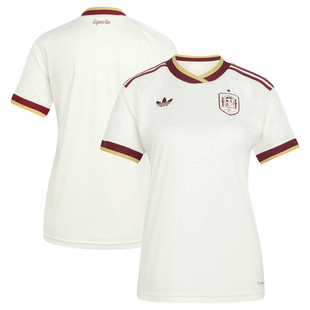 Spain National Team adidas Women's 2026 Away Replica Jersey - White