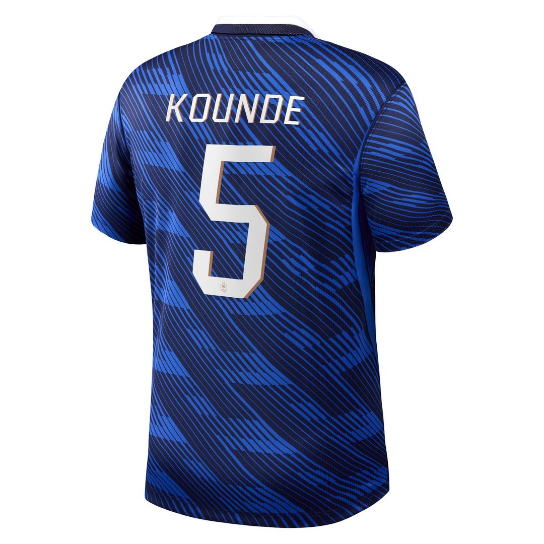 Jules Koundé France National Team Nike 2026 Home Stadium Replica Jersey - Blue