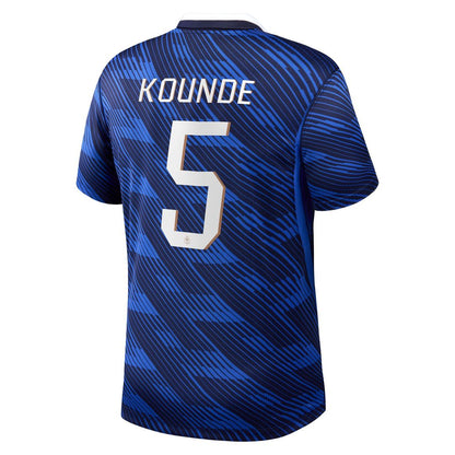 Jules Koundé France National Team Nike 2026 Home Stadium Replica Jersey - Blue