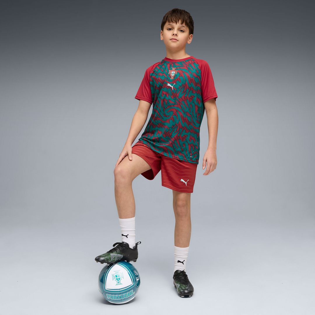 Portugal National Team Puma Youth Pre-Match Jersey - Green