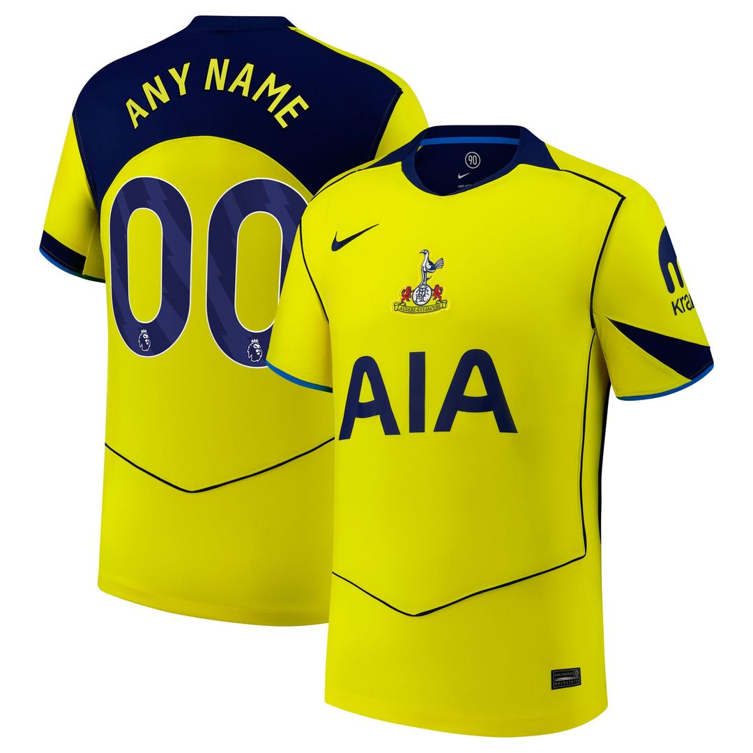 Tottenham Hotspur Nike 2025/26 Home Replica Custom Jersey - White